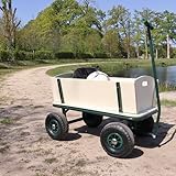 SUNNY Billy Beach – Bollerwagen  aus Holz mit Luftreifen - 7