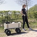 SUNNY Billy Beach – Bollerwagen  aus Holz mit Luftreifen - 8