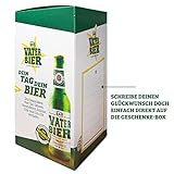 Vaterbier (4×330 ml) Vater-Bier-Geburtstag-Geschenk + Geschenkbox zum Vatertag - 4