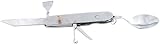 PEARL Camping & Outdoor Klapp-Besteck, 9 in 1, Edelstahl - 3
